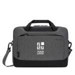 Maletín para portátil de RPET con bolsillo frontal Targus 15,6” vista de impresión