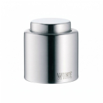 Tapón de acero inox. para botella de vino con cierre hermético WMF color plateado
