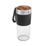 Licuadora portátil recargable de acero inoxidable para batidos WMF color negro