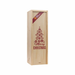 Caja para vino doble de madera fabricada en UE con tapa deslizante