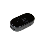 Medidor electrónico portátil con pantalla digital y carga USB-C 99M color negro