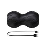 Rodillo vibratorio portátil para recuperación muscular Therabody color negro