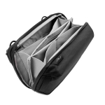 Organizador de nylon reciclado para artículos de viaje Peak Design color negro