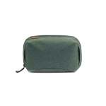 Organizador de nylon reciclado para artículos de viaje Peak Design color verde oscuro