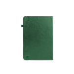 Agenda con cubierta en piel sintética y vista diaria A5 color verde oscuro segunda vista