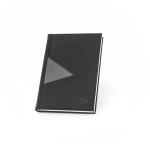 Agenda ecológica con dos bolsillos exteriores y marcador de cinta A5 color gris