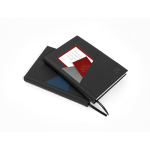 Agenda ecológica con dos bolsillos exteriores y marcador de cinta A5