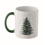 Taza de cerámica con diseño navideño y asa a juego 300ml
