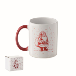 Taza de cerámica con diseño navideño y asa a juego 300ml