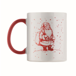 Taza de cerámica con diseño navideño y asa a juego 300ml cuarta vista