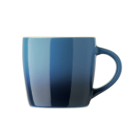 Taza de cerámica en varios colores con degradado 300ml color azul sexta vista