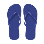 Chanclas personalizadas de plástico para la playa unicolor color azul