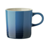 Taza de cerámica con degradado de color e interior blanco 290ml color azul octava vista