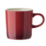 Taza de cerámica con degradado de color e interior blanco 290ml color rojo octava vista