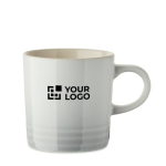 Taza de cerámica con degradado de color e interior blanco 290ml color blanco vista de impresión