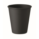 Vaso reutilizable de una sola pared hecho de maíz 200ml color negro