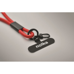 Lanyard para móvil con cable de carga y transferencia de datos vista principal