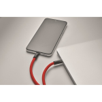 Lanyard para móvil con cable de carga y transferencia de datos vista fotografía sexta vista