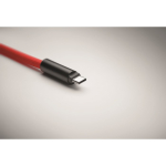 Lanyard para móvil con cable de carga y transferencia de datos vista fotografía septima vista