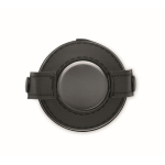 Petaca de acero inoxidable con 2 vasos de chupito 230ml y 20ml color negro quinta vista