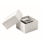 Elegante premio en forma de cubo de cristal para personalizar color transparente cuarta vista