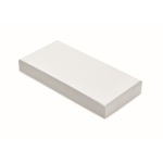 Llavero redondo con acabados geométricos de cristal para personalizar color transparente quinta vista