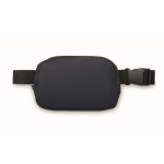 Riñonera de PU con compartimiento principal y bolsillo trasero color azul marino