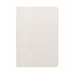 Libreta hecha de caña de azúcar de tapa dura A5 papel a rayas color blanco
