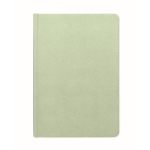 Libreta hecha de caña de azúcar de tapa dura A5 papel a rayas color verde menta