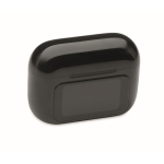 Auriculares inalámbricos con estuche de pantalla táctil color negro tercera vista