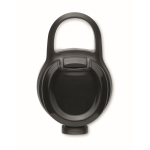 Botella de RPET con tapa abatible y pajita incluida 700ml color negro