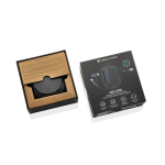 Soporte para móvil con cable retráctil 100cm y carga rápida 100W color negro vista con caja