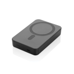 Powerbank de bolsillo ABS reciclado con indicador de carga 10.000 mAh color negro