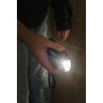 Radio de emergencia multifunción ABS reciclado con manivela 1.800 mAh color negro vista de ambiente 4