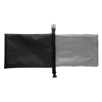 Fiambrera plegable de RPET con tamaño ajustable y fácil de limpiar 4L color negro quinta vista