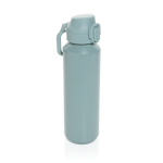 Botella sport en acero reciclado con tapa bloqueable antigoteo 600 ml color verde