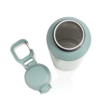 Botella sport en acero reciclado con tapa bloqueable antigoteo 600 ml color verde novena vista