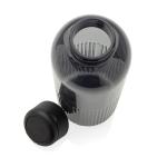 Botella de RPET con agarre y diseño ondulado con asa 750 ml color negro quinta vista