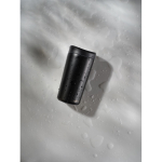 Taza térmica take away ecológica con tapa de clic 400 ml Avira Alix color negro vista de ambiente 2