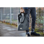 Bolsa térmica impermeable con compartimento dividido Black+Blum 16L color gris