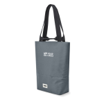 Bolsa térmica impermeable con compartimento dividido Black+Blum 16L color gris vista de impresión
