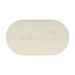 Reloj despertador eco con luz gradual y paisajes sonoros relajantes color beige séptima vista