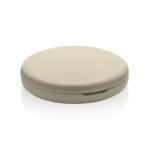 Espejo de bolsillo en plástico reciclado con aumento y luz LED color beige segunda vista