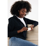 Tapones auditivos en silicona reciclada con reducción de ruido 36dB color beige segunda vista con modelo