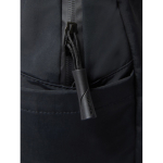 Mochila expansible en tejido reciclado con cremallera Duo-Zipper 16” color negro