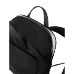 Mochila expansible en tejido reciclado con cremallera Duo-Zipper 16” color negro