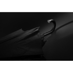 Paraguas premium en RPET con apertura automática Ø130 Swiss Peak color negro vista de ambiente