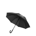 Paraguas premium en RPET con apertura automática Ø130 Swiss Peak color negro vista de impresión