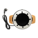 Fondue eléctrica con control preciso y capacidad para 8 personas Boska color negro quinta vista