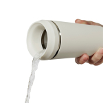 Taza térmica en acero reciclado con tapa 360° y 354 ml Topl To Go color blanco tercera vista